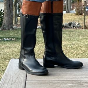 Clarks knee high riding boot size 8 med